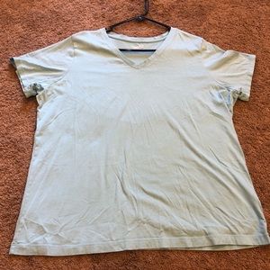 Lands’ End Baby Blue Relaxed Fit Tee size L